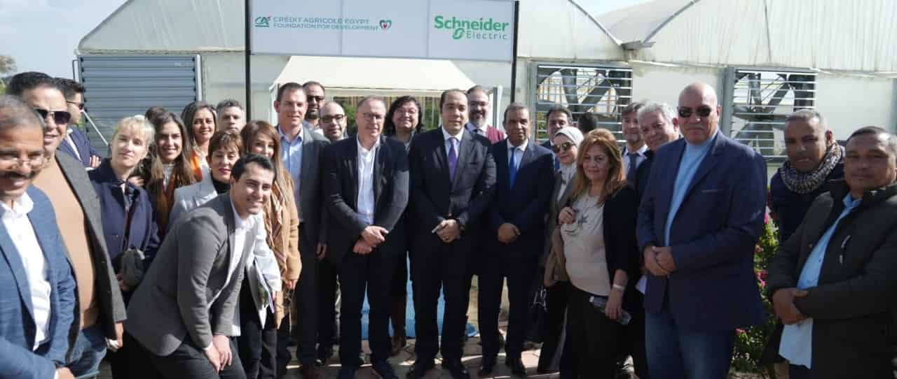Schneider Electric, Credit Agricole Egypt Foundation unveil life-changing projects in Menoufia 