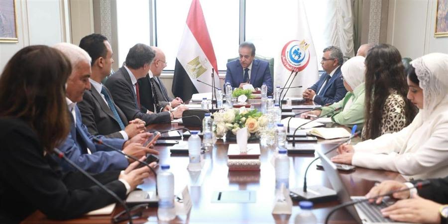 وزير الصحة يبحث مع إيني الإيطالية تطوير مستشفى هليوبوليس الجديدة