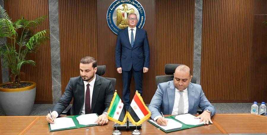 مصر وسوريا توقعان مذكرتي تفاهم لتعزيز التعاون في قطاع الطاقة