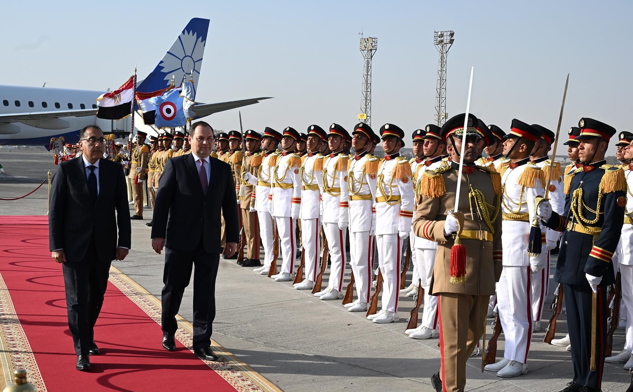 Belarusian prime minister embarks on official visit to Cairo

