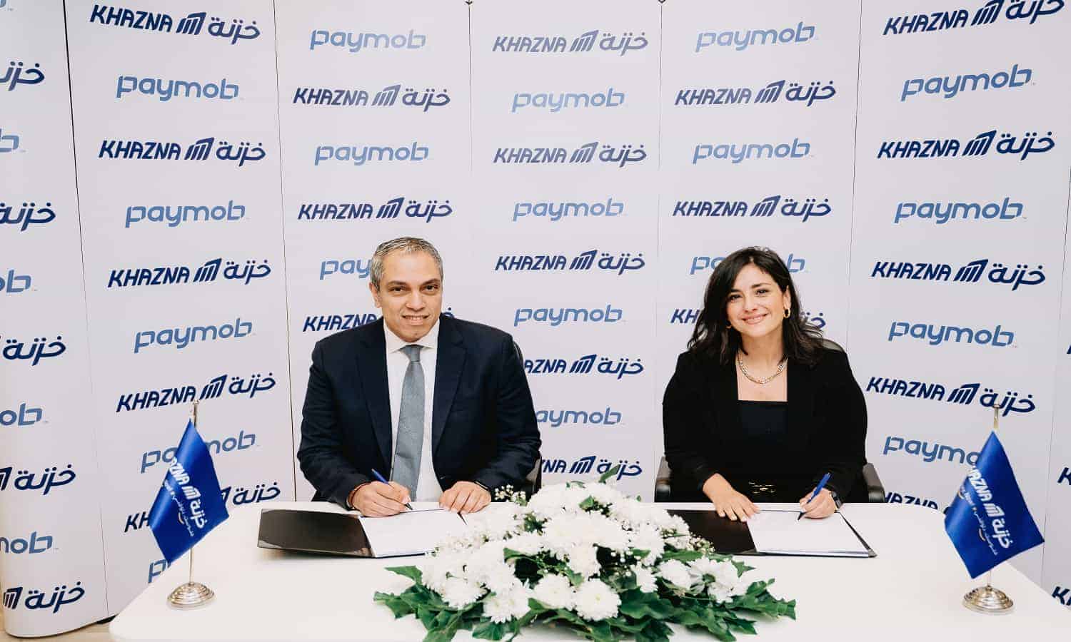 اتفاقية شراكة بين Paymob وخزنة لإتاحة المزيد من خدمات المالية الرقمية 