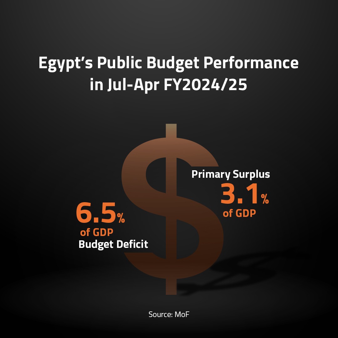 Egypt’s Public Budget Performance in Jul-Apr FY2024/25