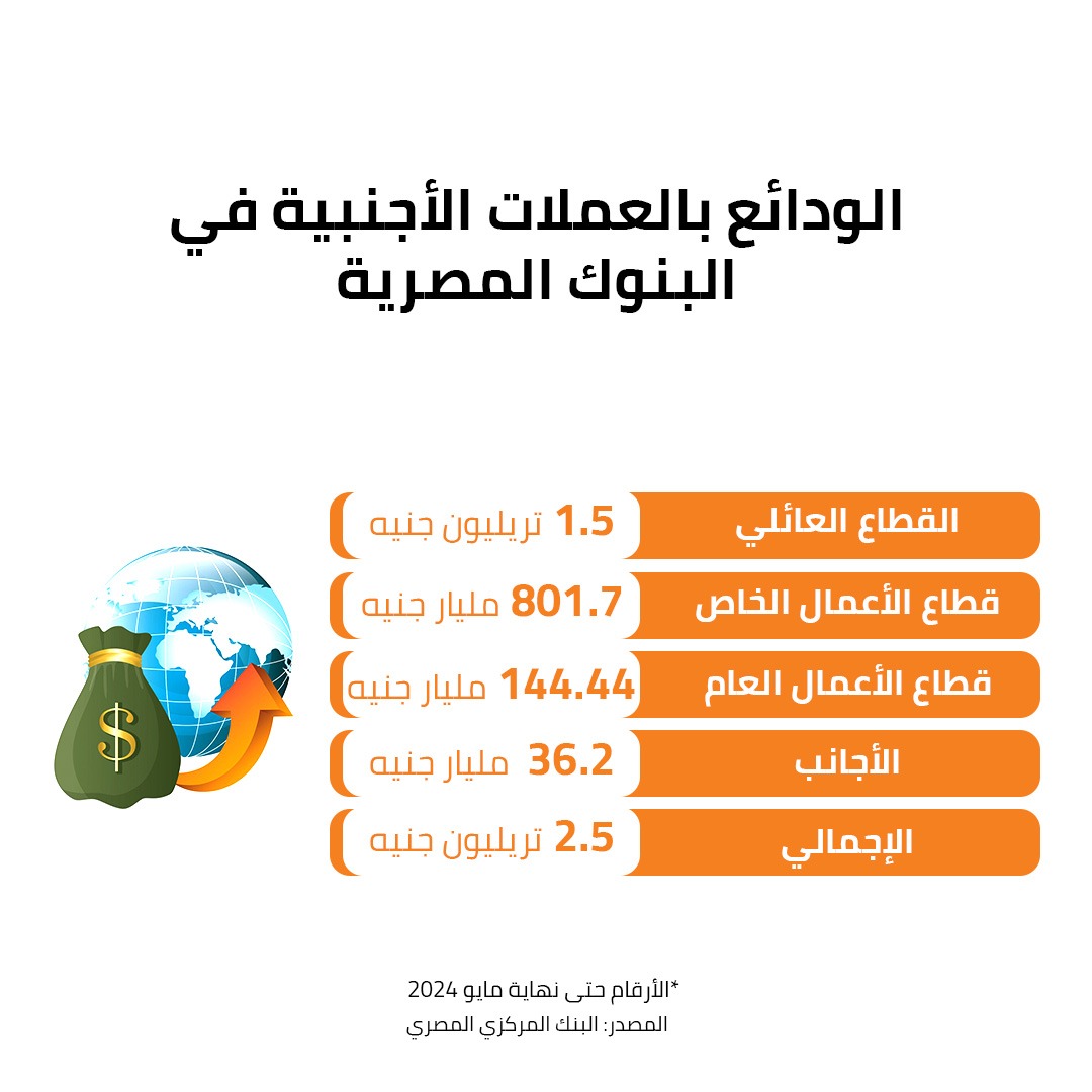 الودائع بالعملات الأجنبية في ا